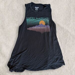 Tailgate Rocky Mountain National Park Colorado Tank Top XS Muscle Tee Graphic